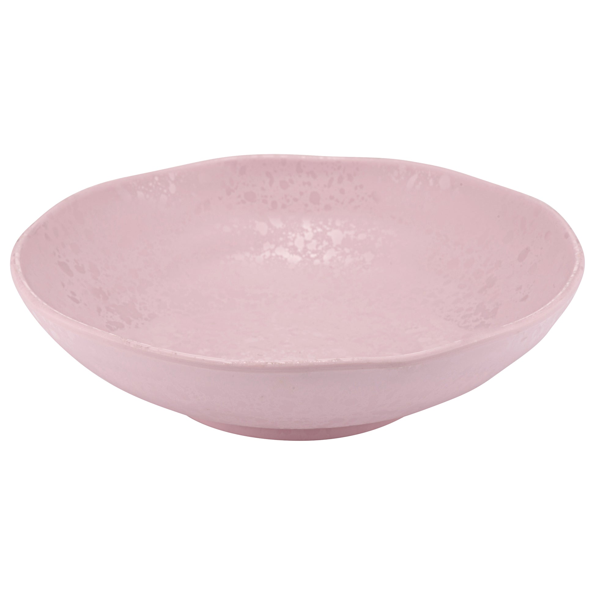 Mineral Crackle Schaal Roze | 24cm