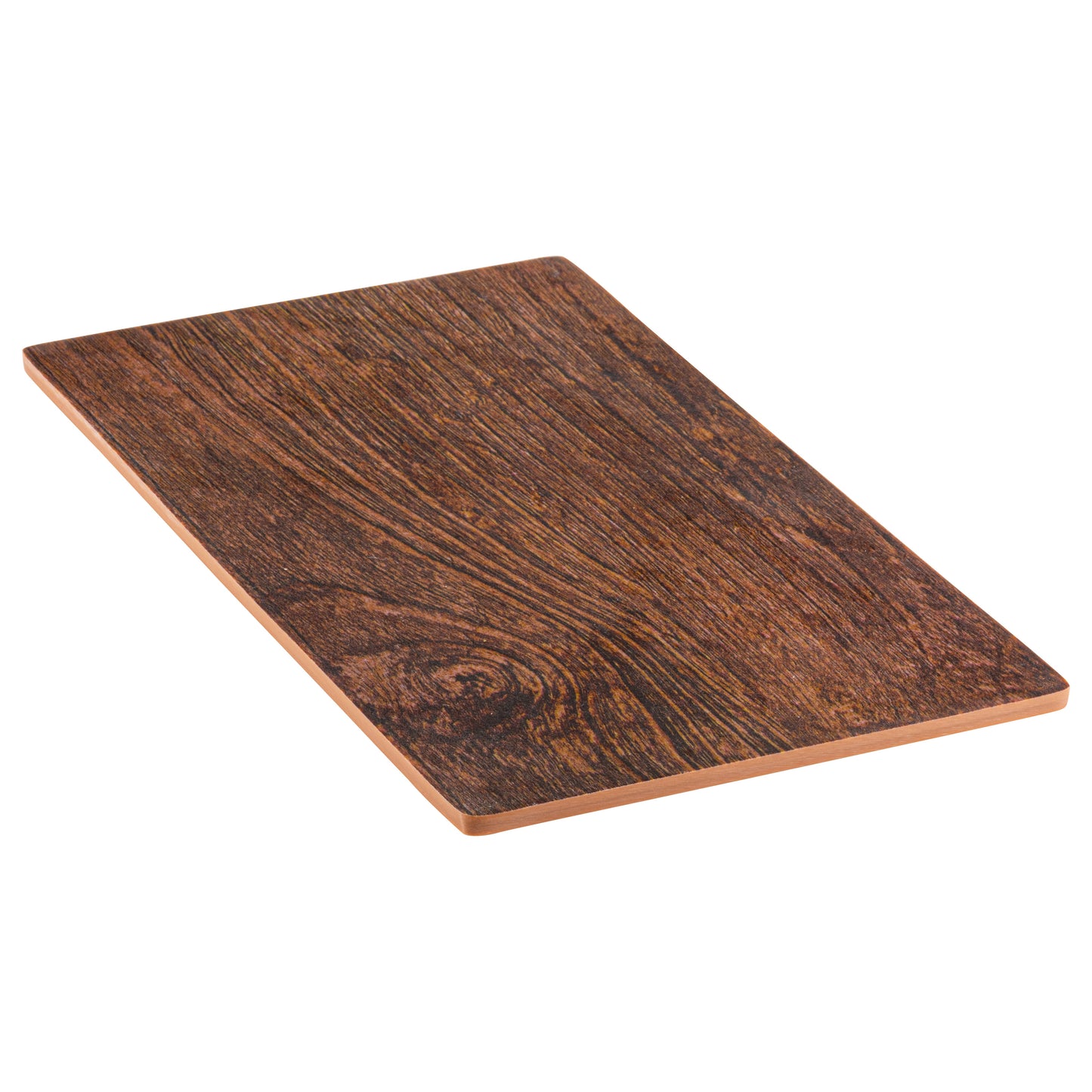 Hout look plateau van melamine in het formaat 530x325x10mm